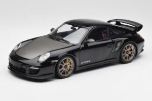 Porsche 911 997 GT2 RS Черен & Сребрист Джанти Minichamps 1:18 100069401 Метал