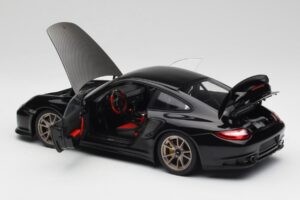 Porsche 911 997 GT2 RS Черен & Сребрист Джанти Minichamps 1:18 100069401 Метал — снимка 5 от 8