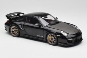 Porsche 911 997 GT2 RS Черен & Сребрист Джанти Minichamps 1:18 100069401 Метал — снимка 6 от 8