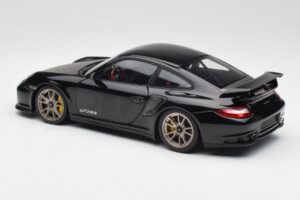Porsche 911 997 GT2 RS Черен & Сребрист Джанти Minichamps 1:18 100069401 Метал — снимка 7 от 8