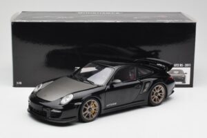 Porsche 911 997 GT2 RS Черен & Сребрист Джанти Minichamps 1:18 100069401 Метал — снимка 8 от 8