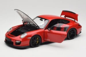 Porsche 911 997 GT2 RS Червен С Черни Джанти Minichamps 1:18 100069407 Метал — снимка 2 от 8