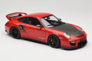 Porsche 911 997 GT2 RS Червен С Черни Джанти Minichamps 1:18 100069407 Метал — снимка 6 от 8