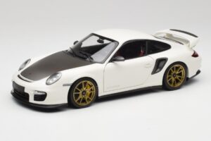 Porsche 911 997 GT2 RS Бял & Златен Джанти Minichamps 1:18 100069406 Метал
