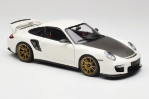 Porsche 911 997 GT2 RS Бял & Златен Джанти Minichamps 1:18 100069406 Метал — снимка 6 от 8