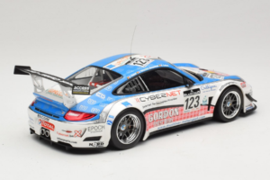 Porsche 911 997 GT3 R #123 Muhlner Motorsport E. Fumal / E. Thiry 24 Hours of Spa 2011 Minichamps 1:18 151118923 Метал — снимка 2 от 6