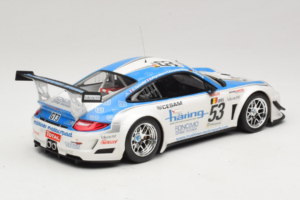 Porsche 911 997 GT3 R #53 Muhlner Motorsport P-Y. Vannelet / U. Peyroles Class Winners 24 Hours of Spa 2010 Minichamps 1:18 1 — снимка 2 от 6