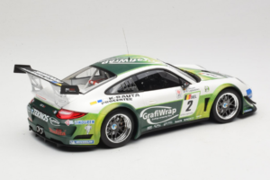 Porsche 911 997 GT3 R #2 Prospeed Competition B. Heylen / P. Lappalainen FIA GT3 2011 Minichamps 1:18 151118902 Метал — снимка 2 от 6