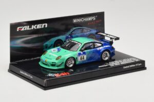 Porsche 911 997 GT3 R #44 Team Falken S. Henzler / P. Dumbreck / M. Ragginger / S. Asch 24 Hours Nurburgring 2011 Minichamps  — снимка 2 от 4
