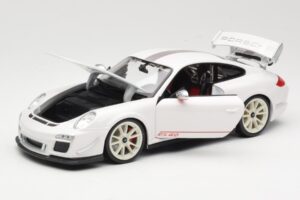 Porsche 911 997 GT3 RS 4.0 Бял Bburago 1:18 18-11036 Метал — снимка 2 от 8