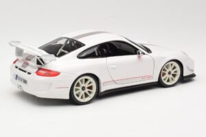 Porsche 911 997 GT3 RS 4.0 Бял Bburago 1:18 18-11036 Метал — снимка 3 от 8