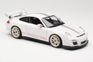 Porsche 911 997 GT3 RS 4.0 Бял Bburago 1:18 18-11036 Метал — снимка 6 от 8