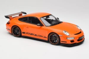 Porsche 911 997 GT3 RS Оранжев Minichamps 1:18 155062122 Метал — снимка 4 от 6