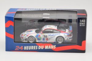 Porsche 911 997 GT3 RSR #76 IMSA Performance Matmut R. Narac / R. Lietz / P. Long 24 Hours of Le Mans 2008 Minichamps 1:43 40 — снимка 4 от 4