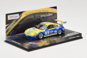 Porsche 911 997 GT3 RSR #3 24 Hours Nurburgring 2008 Minichamps 1:43 437087803 Метал — снимка 2 от 4