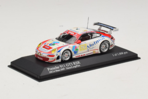 Porsche 911 997 GT3 RSR #76 R. Narac / P. Long / P. Pilet 24 Hours of Le Mans 2009 Minichamps 1:43 400096976 Метал — снимка 2 от 3