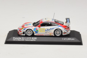 Porsche 911 997 GT3 RSR #76 R. Narac / P. Long / P. Pilet 24 Hours of Le Mans 2009 Minichamps 1:43 400096976 Метал