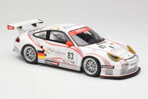 Porsche 911 997 GT3 RSR #83 Team Seikel L. Nielsen / M. Ehret / D. Farnbacher 24 Hours of Le Mans 2006 Minichamps 1:18 100066 — снимка 6 от 8