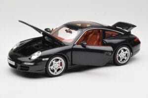 Porsche 911 997 Targa Черен Norev 1:18 187506 Метал — снимка 2 от 8