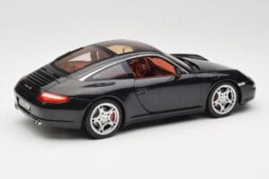Porsche 911 997 Targa Черен Norev 1:18 187506 Метал — снимка 3 от 8