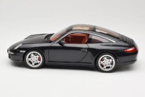 Porsche 911 997 Targa Черен Norev 1:18 187506 Метал — снимка 4 от 8