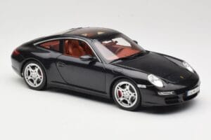 Porsche 911 997 Targa Черен Norev 1:18 187506 Метал — снимка 6 от 8