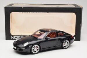 Porsche 911 997 Targa Черен Norev 1:18 187506 Метал — снимка 8 от 8