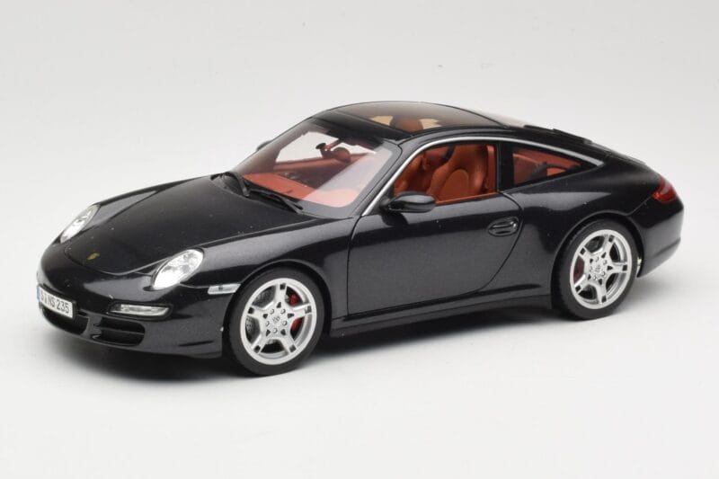Porsche 911 997 Targa Черен Norev 1:18 187506 Метал