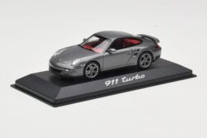 Porsche 911 997 Turbo Anthracite Grey Minichamps 1:43 WAP0200010A Метал — снимка 2 от 4
