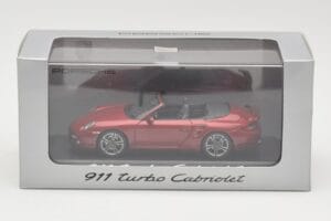 Porsche 911 997 Turbo Кабриолет Червен Minichamps 1:43 WAP0200130A Метал — снимка 4 от 4