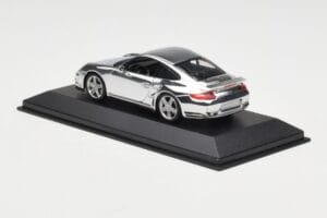 Porsche 911 997 Turbo Chrome Silver Minichamps 1:43 WAP02060816-R Метал — снимка 4 от 5