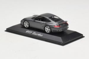 Porsche 911 997 Turbo Grey Metallic Minichamps 1:43 WAP02013116 Метал — снимка 3 от 4