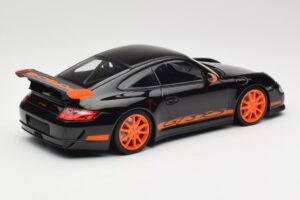 Porsche 911 997.1 GT3 RS Черен Minichamps 1:18 155062121 Метал — снимка 2 от 6