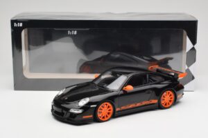 Porsche 911 997.1 GT3 RS Черен Minichamps 1:18 155062121 Метал — снимка 6 от 6