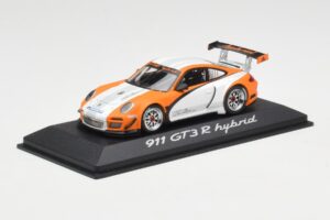 Porsche 911 GT3 R Hybrid 997.2 Presentation White Orange Minichamps 1:43 WAP0201170B Метал — снимка 2 от 4