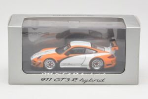Porsche 911 GT3 R Hybrid 997.2 Presentation White Orange Minichamps 1:43 WAP0201170B Метал — снимка 4 от 4