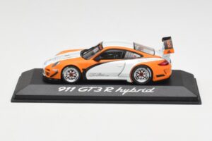 Porsche 911 GT3 R Hybrid 997.2 Presentation White Orange Minichamps 1:43 WAP0201170B Метал