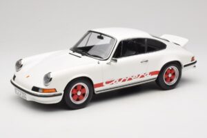 Porsche 911 Carrera RS 2.7 Grand Prix White With Red Norev 1:12 127514 Метал