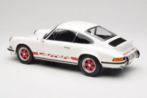 Porsche 911 Carrera RS 2.7 Grand Prix White With Red Norev 1:12 127514 Метал — снимка 5 от 6