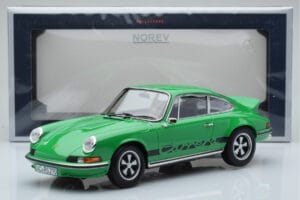 Porsche 911 Carrera RS 2.7 Зелен Norev 1:18 187680 Метал — снимка 6 от 6