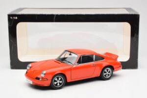 Porsche 911 Carrera RS 2.7 Оранжев AUTOart 1:18 78057 Метал — снимка 8 от 8