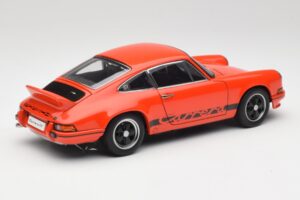 Porsche 911 Carrera RS 2.7 Оранжев & Черни Ивици AUTOart 1:18 78054 Метал — снимка 3 от 8