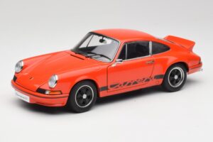 Porsche 911 Carrera RS 2.7 Оранжев & Черни Ивици AUTOart 1:18 78054 Метал