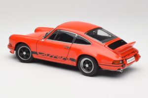 Porsche 911 Carrera RS 2.7 Оранжев & Черни Ивици AUTOart 1:18 78054 Метал — снимка 7 от 8
