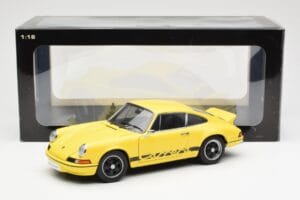 Porsche 911 Carrera RS 2.7 Жълт AUTOart 1:18 78053 Метал — снимка 8 от 8