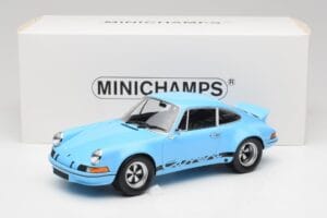 Porsche 911 Carrera RSR Син & Черен Minichamps 1:18 107065021 Метал — снимка 6 от 6