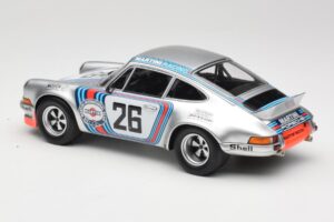 Porsche 911 Carrera RSR Group 4 GT #26 Martini Racing H. Muller / G. van Lennep GT Class Winner 1000 km Dijon 1973 Minichamps — снимка 5 от 6