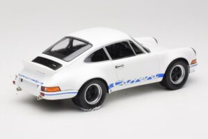 Porsche 911 Carrera RSR Group 4 GT Бял & Син 1973 Minichamps 1:18 107065020 Метал — снимка 2 от 6