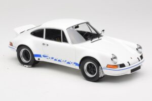 Porsche 911 Carrera RSR Group 4 GT Бял & Син 1973 Minichamps 1:18 107065020 Метал — снимка 4 от 6