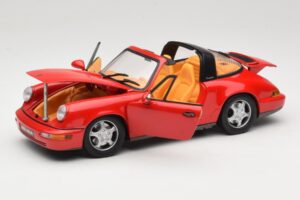 Porsche 911 Carrera Targa Червен Anson 1:18 3054 Метал — снимка 2 от 8